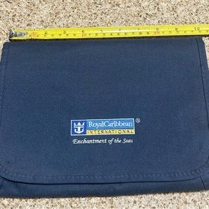 Royal Caribbean Cruise Enchantment of the Seas Hanging Travel Toiletry Bag Navy